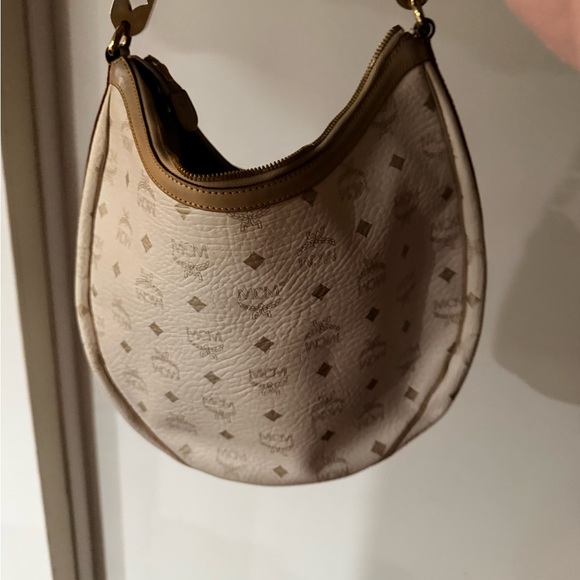 MCM Cream and Brown Women's Bag - Picture 4 of 7